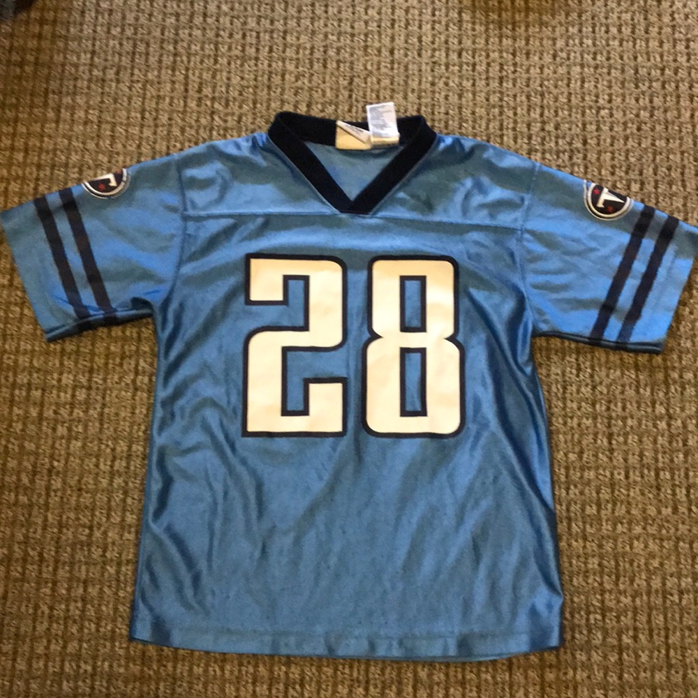 TENNESSEE TITANS KIDS LARGE JERSEY C.JOHNSON